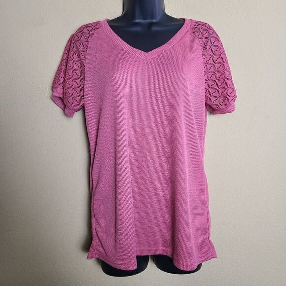 Miholl Lace Sleeve Blouse  - Picture 2 of 7